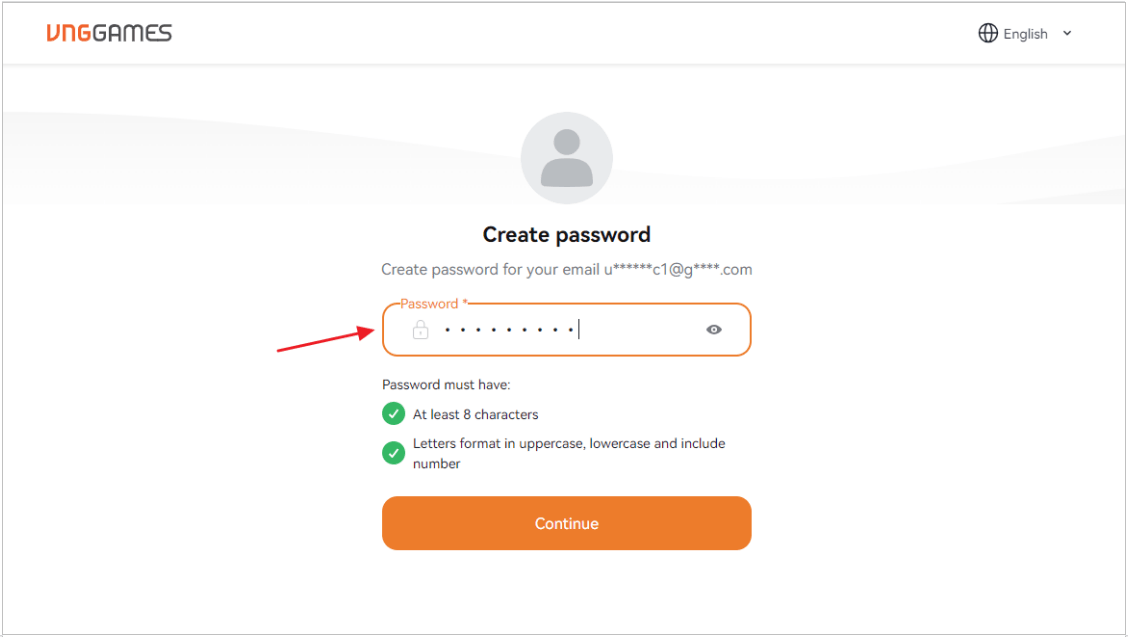 Create password
